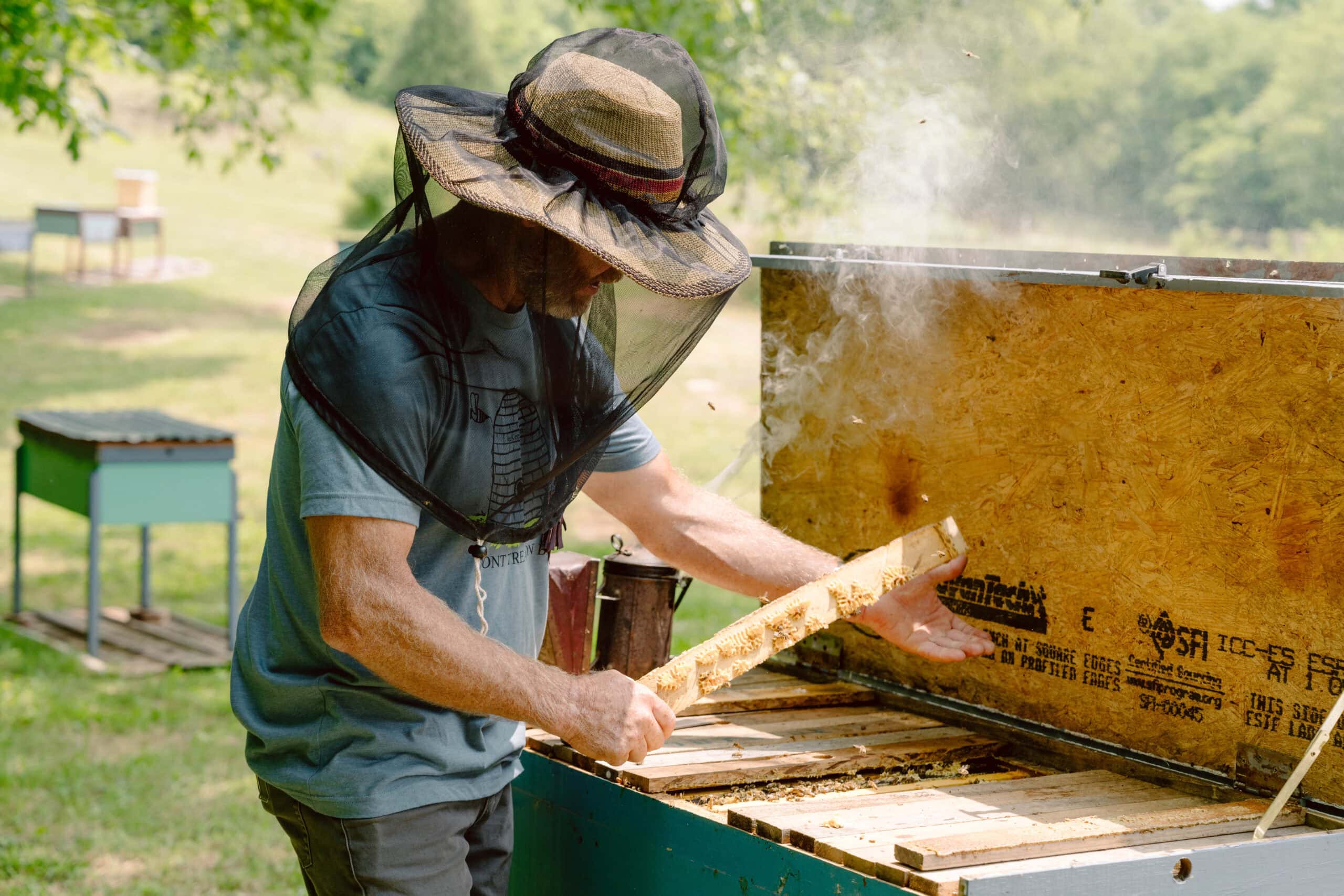 Person Working Outdoors