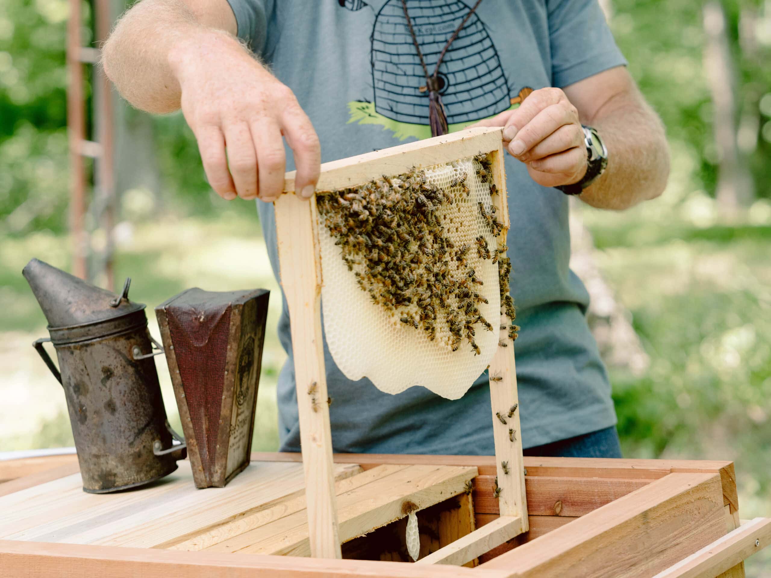 Person Working Outdoors