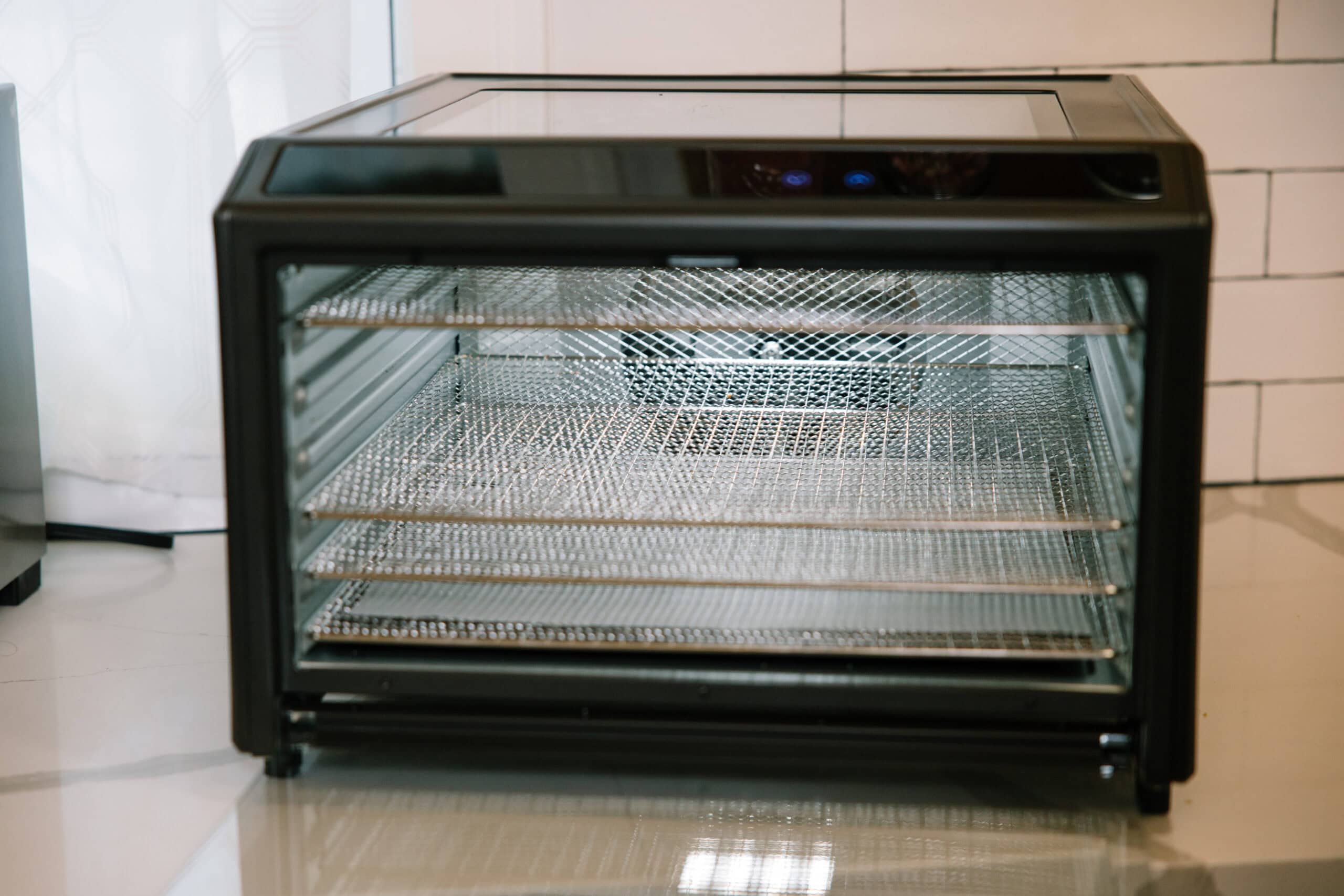 Metallic Kitchen Appliance Interior